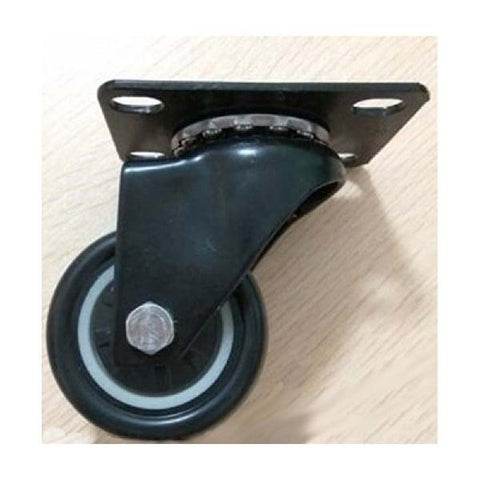 2"Inch Heavy Duty Black Swivel Caster Wheel with 220 lbs Load Rating - VXB Ball Bearings