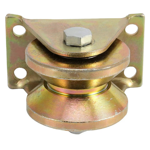 2 Inch V Groove Wheel 16 Pack Heavy Duty Gate Casters With 660 Lbs Capacity Rigid Roller For Inverted V Track Rail