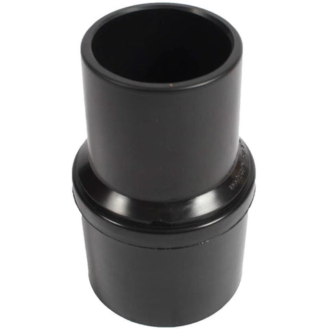 Cen-Tec vacuum cuff for 2" diameter hose, black plastic, front view