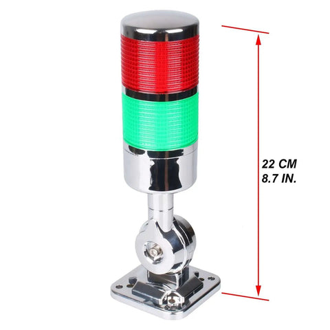 110V To 220V LED Stack Tower Light For Industrial Warning Systems Andon Signal Beacon 2 Layer Column Indicator