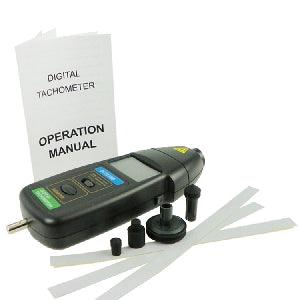 2 Way Digital Tachometer Contact/Photo Laser Non Contact Tachometer - VXB Ball Bearings