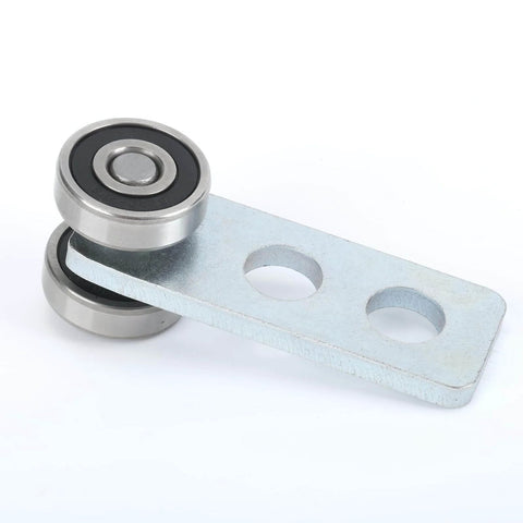 2 Wheel Trolley Assembly Rollers with Bearing Design and Set Screw Clearance Built for 1-5/8 Inch High and Taller Strut Channels A