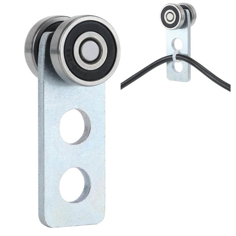 2 Wheel Trolley Assembly Rollers with Bearing Design for 1-5/8 Inch Strut Channels, Galvanized Q235 Alloy Steel