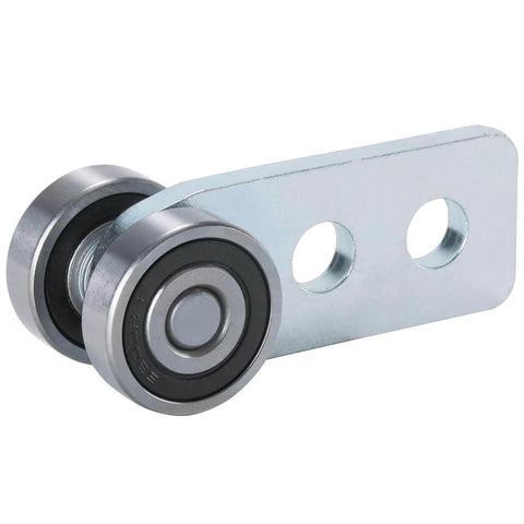 2 Wheel Trolley Assembly Rollers with Rubber Sealed Bearings Galvanized Steel Construction for Strut Channels