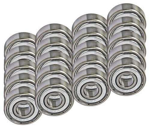 20 Bearing 609ZZ 9x24x7 Shielded Miniature - VXB Ball Bearings