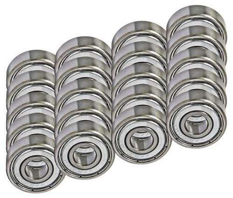 20 Bearing 627ZZ 7x22x7 Shielded 7mm Bore Miniature - VXB Ball Bearings