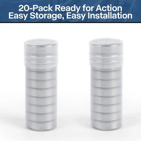 R4-2RS Double Sealed Miniature Bearings One Quarter Inch ID And Five Eighths Inch OD 0.196 Inch Thick 20 Pack in plastic tubes