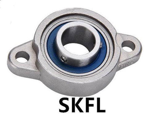 20mm Miniature Flanged Block Stainless Steel Mounted Bearing