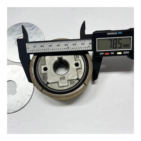ID 20MM OD 78.5MM Thickness 24mm Clutch EH12 Fit for Parts Clutch EH12-2D EH12-2B Gasoline Engine Tools with caliper measuring 78.5mm