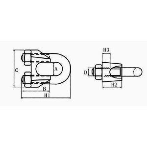 20mm Shaft U-Shape Support Clamp - VXB Ball Bearings