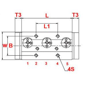 20mm=0.787" Inch five roller Bearing Linear slide block without Linear guide - VXB Ball Bearings