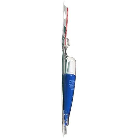 Side view of Go To Penetrating Grade Threadlocker Green, 6 Ml Bottle For 2.2 To 12 Mm Fasteners, Keeps Bolts From Loosening