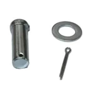 Clevis Pin Kit With Hardware 3/4 x 2-1/8 in for MD Snow Plows; includes pin, washer, and cotter pin; shown separately.