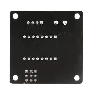 Back view of Beefed Up 42 Stepper Motor Driver Expansion Board for 3D printers with on-board DIP switch and terminal power connector.