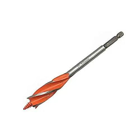 12mm x 165mm High Carbon Steel Wood Drill Bit For Deep Holes And Door Lock Drilling Orange Boring Cutter For All Wood Types Works With Electric And Rechargeable Drills 1 Piece
