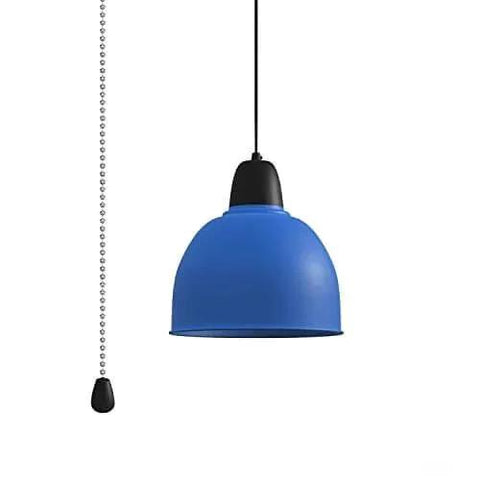 Stainless Steel Ball Chain 3.2mm Pull Chain 36 Inch, Rustproof With Strong 40 Pound Pull, 2 Pack With 4 Free Connectors next to blue lamp
