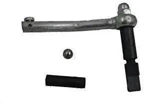 Three-piece clutch repair kit: metal lever arm, pivot pin, and spacer for 48–80cc gas motorized bicycle engine
