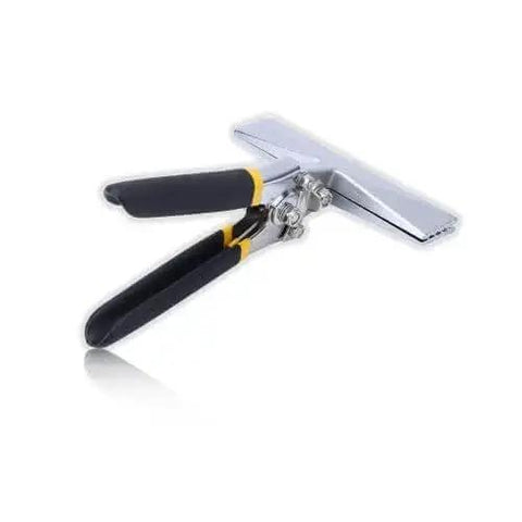Six Inch Seaming Pliers And Sheet Metal Tools Set with straight jaw hand seamer in durable 45 steel construction.