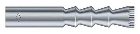 Internal Threaded Epoxy Anchor 5/16-18 for vibration resistant secure mounting in theater and stadium seating, zinc plated steel