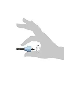 Edge Impact Tough Seven Eighths Inch Hole Saw For Sheet Metal With 2X Life Bi Metal 8 TPI Teeth And Depth Stop