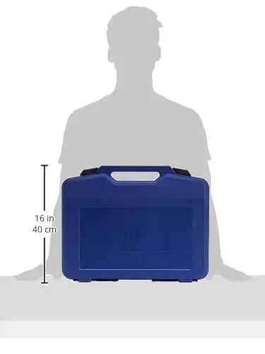 21 Piece Ball Joint Service Tool And Master Adapter Set with case, showing dimensions against person for size reference