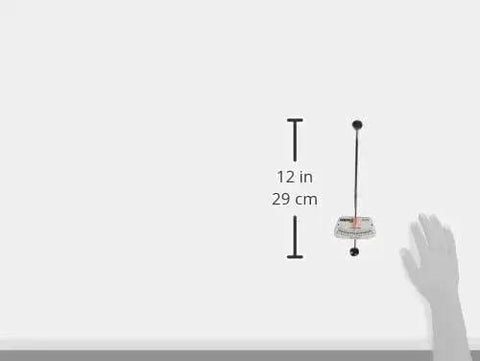 Size comparison of 1/4-Inch-Drive Beam Torque Wrench with hand, showing 12 in height for precise tightening.