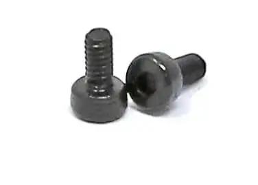 100 Pc M2 X 4mm Hex Socket Head Cap Screws Bolts Kit, 12.9 Grade Alloy Steel, Black Oxide Finish, close-up view