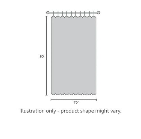 Extra Wide Linen Blackout Curtains With Hooks For Track System Sliding Doors, 2 Panels, 70 Inch Wide By 90 Inch Long Each