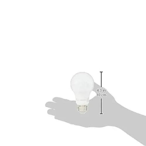 LED A19 Light Bulbs 9W 60 Watt Equivalent Dimmable Soft White 2700K E26 Base Energy Efficient Long Lasting 10000 Hour Lifespan