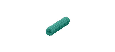 Expanding Plastic Screw Anchors Set For Concrete Tile And Marble One Quarter Inch Hole Two Inch Length Color Coded Nine Size Options For Screws