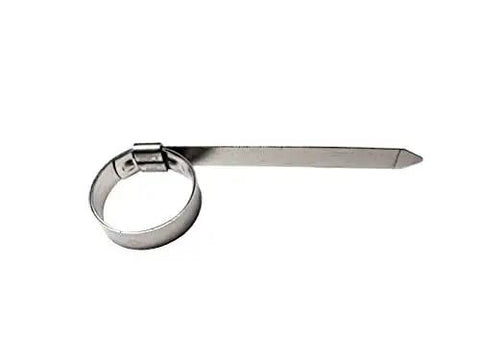 Junior Three Eighths Inch Wide Heavy Duty Stainless Steel Clamp 201 Grade With Smooth Inside Diameter For Zero Leak Paths, metal clamp view