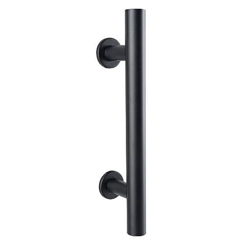 Matte Black Barn Door Pull And Flush Mounted Handle Set For Sliding Interior Doors Includes Hardware One Pack Durable Interior Barn Door Handle Kit