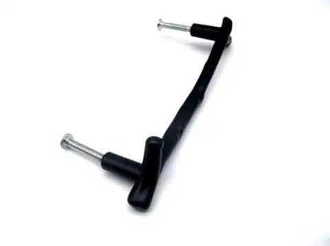 Black Zinc Alloy Twig Branch Cabinet Knobs 96mm Center To Center 120mm Overall Length with screws