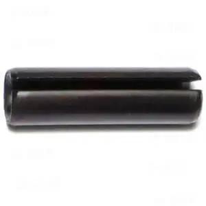 7/16 Inch Tension Pins, 1-1/2 Inch Length, Plain Steel, Pack of 5, Durable Fasteners, side view of plain steel pin