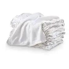 White Cotton Shop Towels Commercial Grade B Heavy Duty 14 By 15 Inches Bulk Pack Of One Thousand 100 Percent Cotton Perfect For Wiping Spills Grease Oil Tools Grime In Auto Shops Garages Factories.