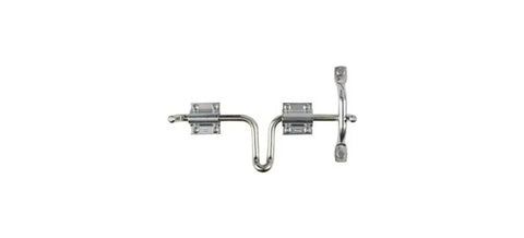 Sliding Bolt Door And Gate Latch Zinc Plated For Right Or Left Hand Swing Gates With Rounded Edges To Protect Livestock Sturdy Design