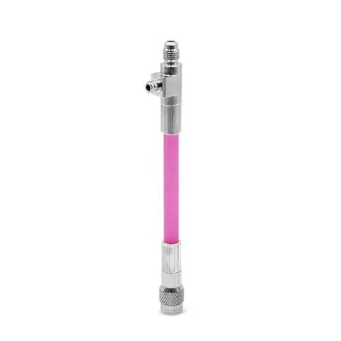 Direct Inject AC Leak Stop Solution For HVAC And Refrigeration Systems Up To Six Tons With Quarter Inch SAE Port Reusable And Refillable US Patented Compatible With All Refrigerants And Oils 0.2 Fl Oz