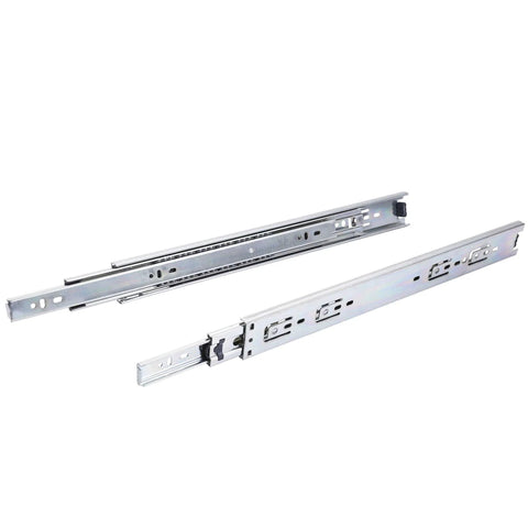 10 Pairs of 22 Inch Hardware 3-Section Full Extension Ball Bearing Side Mount Drawer Slides,100 LB Capacity Drawer Slide close-up