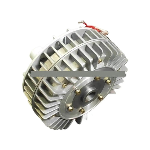 Beefy Magnetic Powder Brake 1.2 Kg 12 Nm 24 V External Rotating Hollow Magnetic Particle Brake PB12B1 close-up view