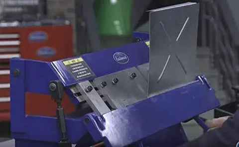 24 Inch Box And Pan Sheet Metal Brake With Five Adjustable Fingers For Small Shops bending metal sheet