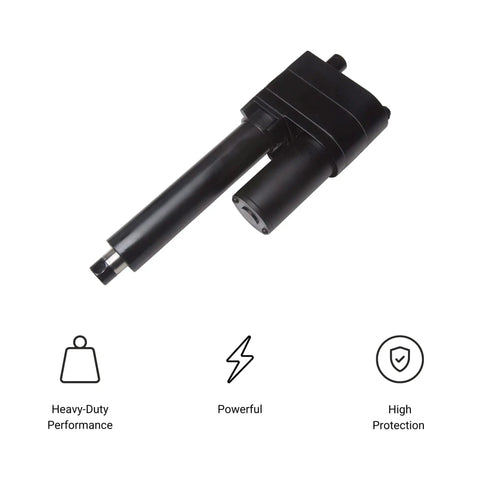 Beefy 24V Linear Actuator With 24 Inch Stroke And 2000 Lbs Push, IP65 Protected For Agriculture, Automotive, And Industrial Projects, Rugged Stainless Shaft And Metal Gears, Progressive Automations PA-17
