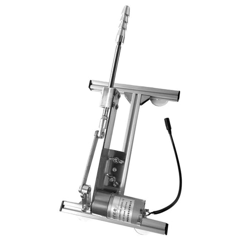 BOVZOR mini 24V DC linear actuator mounted on metal frame with suction cups