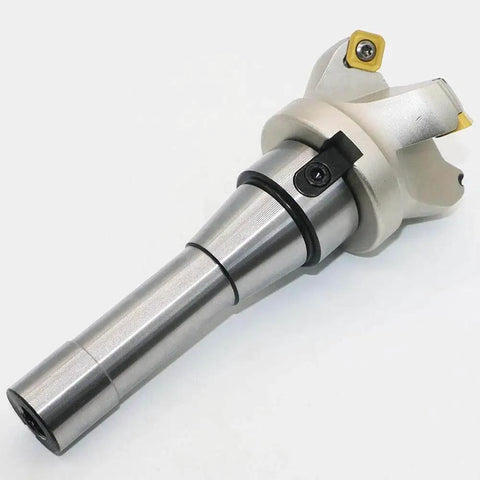 2.5 Inch Face Milling Cutter Kit With KM12 Holder And 63mm CNC End Mill R8 FMB22 Shank Shell Mill Arbor Four SEHT1204 Carbide Inserts
