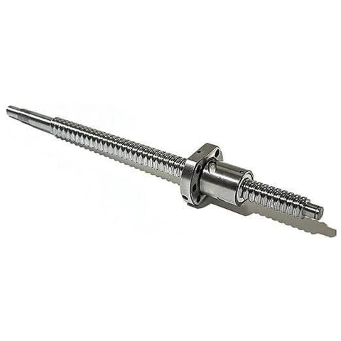 25mm Ballscrew SFU2510 RM2510 Anti Backlash Ball Screw, Length 86.61 inch / 2200mm 10mm Pitch with Metal Nut, CNC machine component
