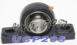 25mm Bearing UCP-205 + Pillow Block Cast Housing Mounted Bearings - VXB Ball Bearings