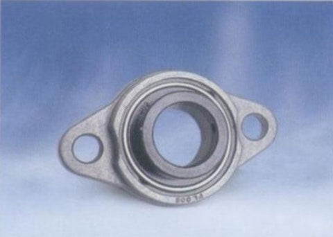 25mm Flange Bearing UFL005 Eccentric Collar Locking Two-Bolt Flange Unit
