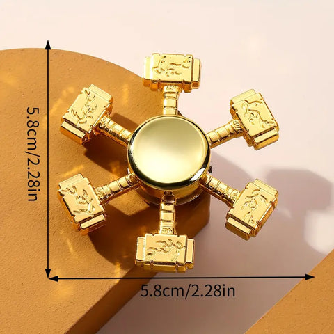 Brass Fidget Finger Gyro Metal Fingertip Decompression Spinner Toy