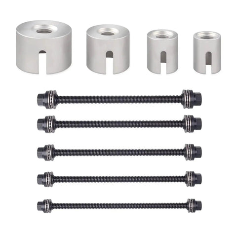 27 Piece Universal Press And Pull Sleeve Kit For Bearing Removal And Installation Tool Set with sleeves and spindles for vehicles