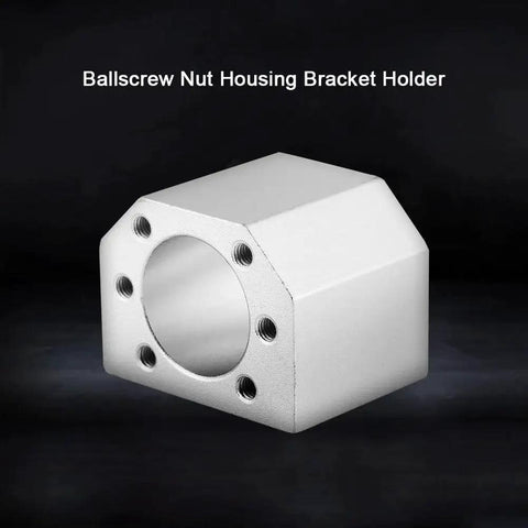 Three Piece Aluminum Ballscrew Nut Housing Seat Mount Bracket Set With 28mm Inner Diameter for CNC machines and 3D printers