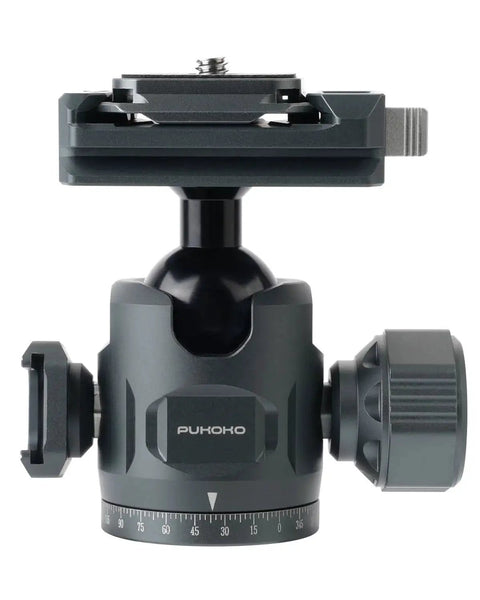28mm Metal Panorama Ball Head For Tripod With Arca Type Quick Release Plate One Quarter Inch Screw Three Eighths Inch Thread